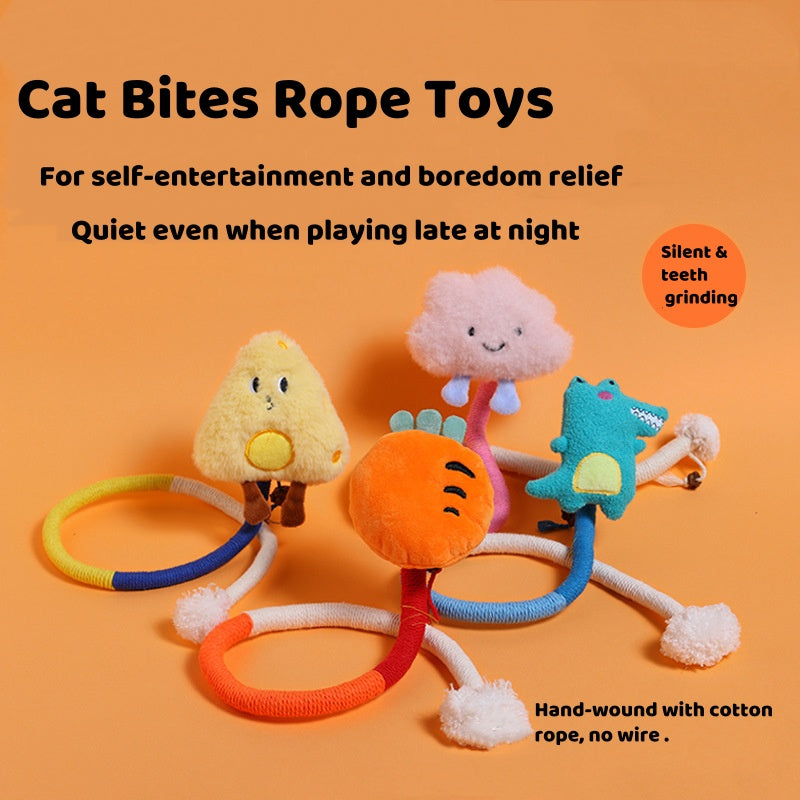 Cheese Bounce Rope Toy