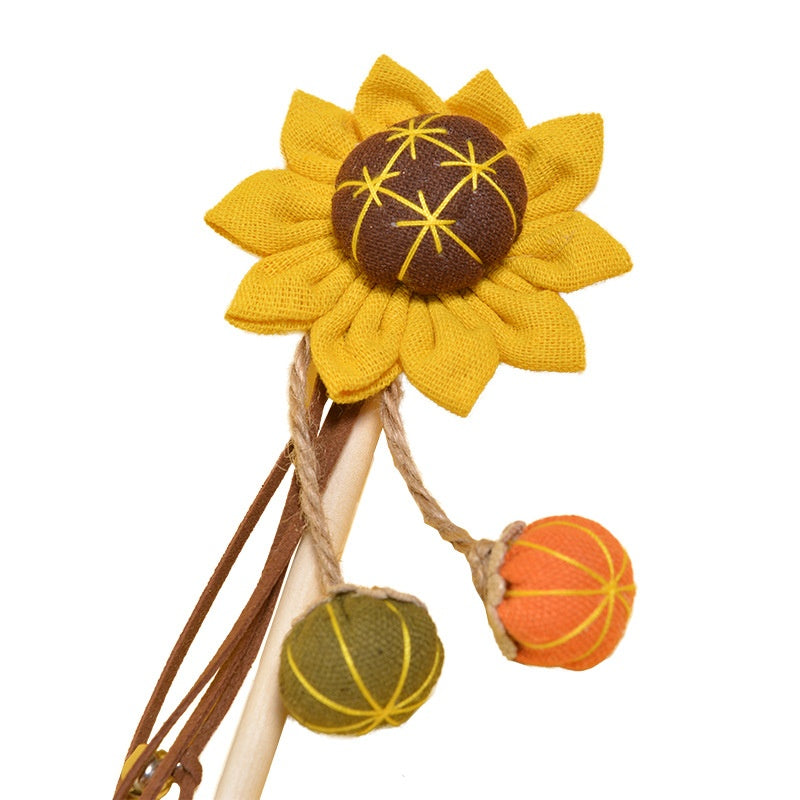 Sunny Bloom Cat Wand