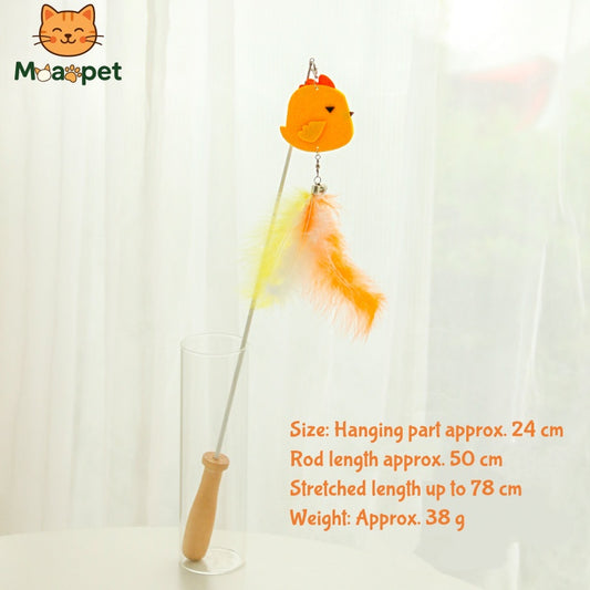 Chirpy Chick Feather Teaser Wand