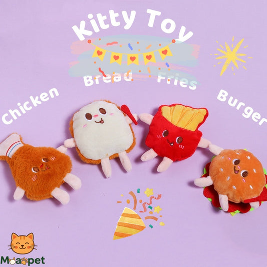 Kitty Snack Attack Plush Set