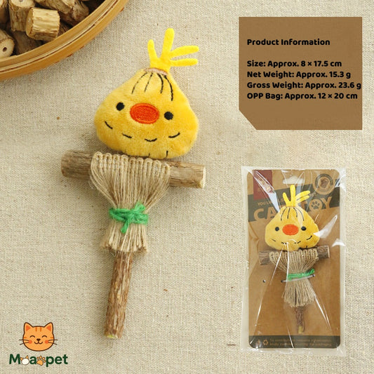 Cheerful Scarecrow Catnip Toy