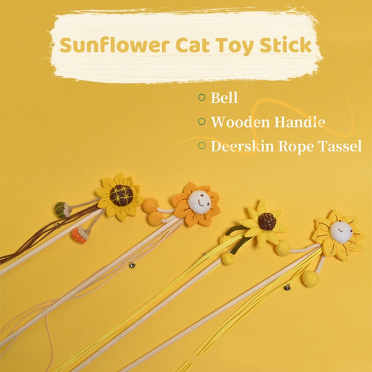 Sunny Bloom Cat Wand