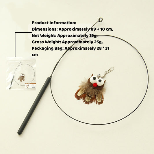 Owl Feather Teaser Wand