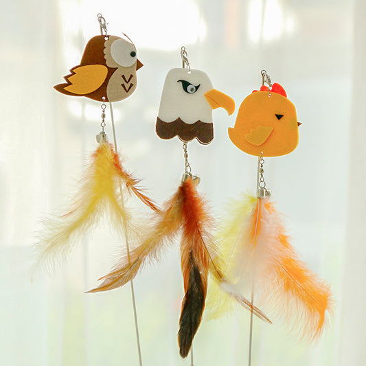 Chirpy Chick Feather Teaser Wand