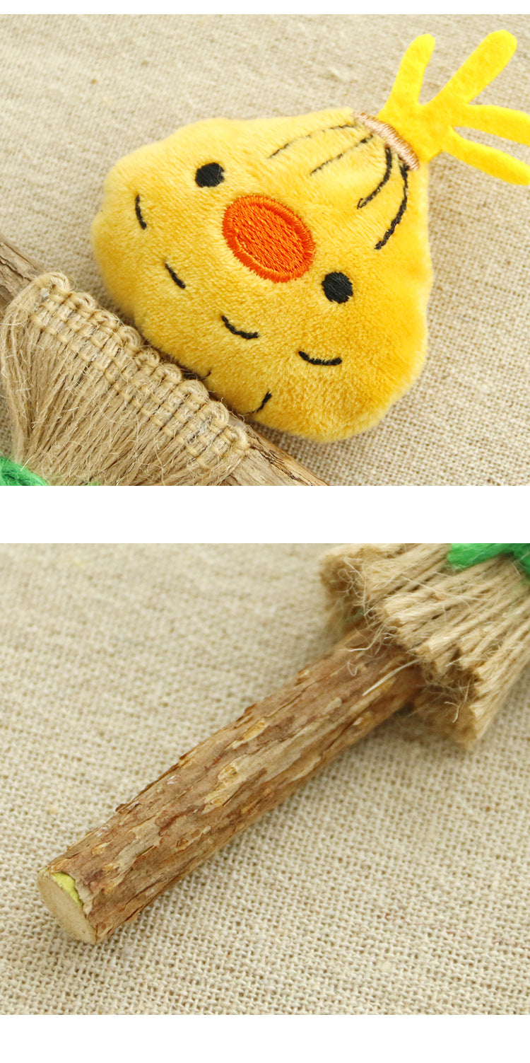 Cheerful Scarecrow Catnip Toy