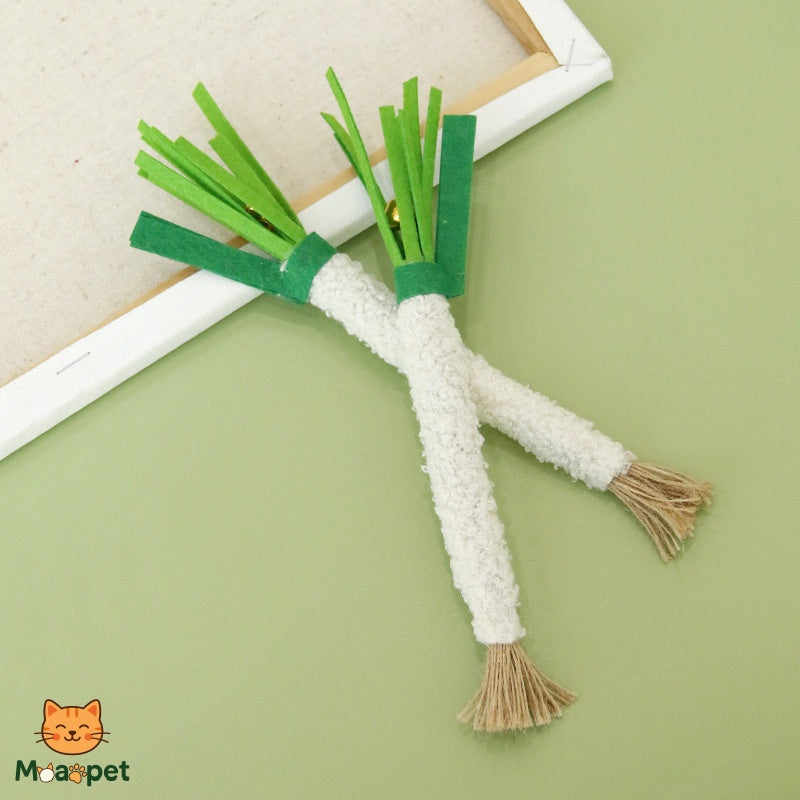 Chewy Green Onion Toy