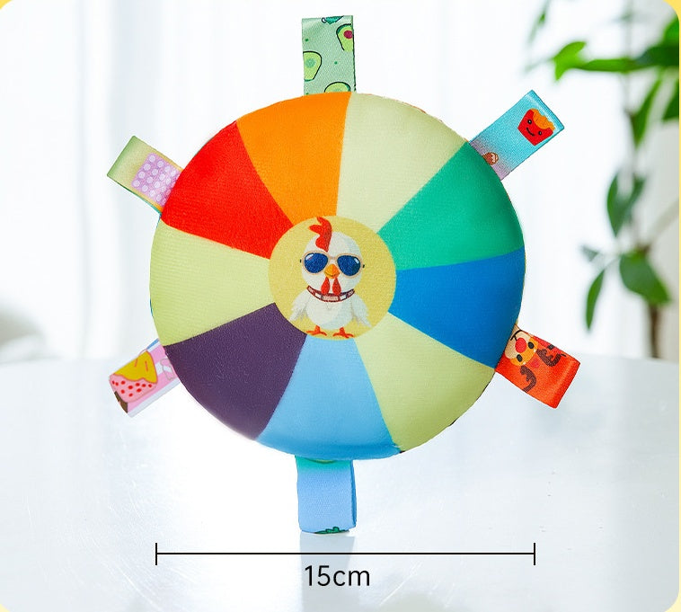Rainbow Squeaky Frisbee